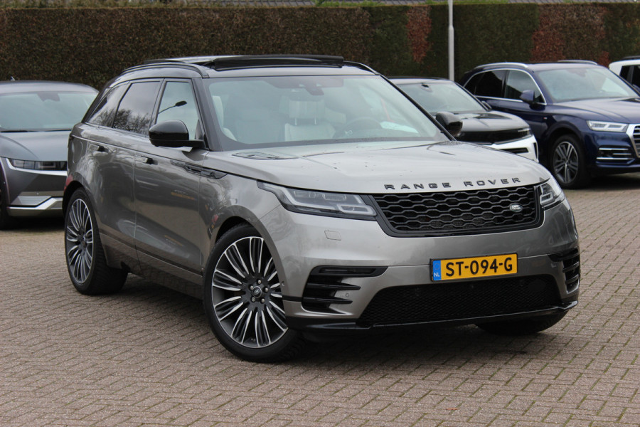 Land Rover Range Rover Velar 2.0 I4 Turbo AWD R-Dynamic HSE / Trekhaak / Panoramadak / 360Camera / Head-up / Laser LED / 21'' / Meridian High End / Stoelmassage+Verwarming / Stuurverwarming / DAB / ACC