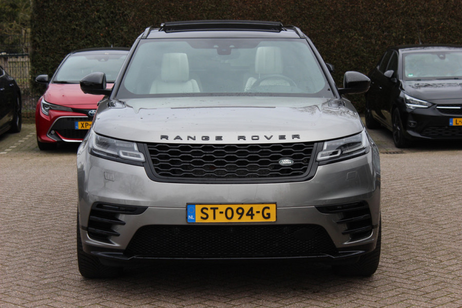 Land Rover Range Rover Velar 2.0 I4 Turbo AWD R-Dynamic HSE / Trekhaak / Panoramadak / 360Camera / Head-up / Laser LED / 21'' / Meridian High End / Stoelmassage+Verwarming / Stuurverwarming / DAB / ACC
