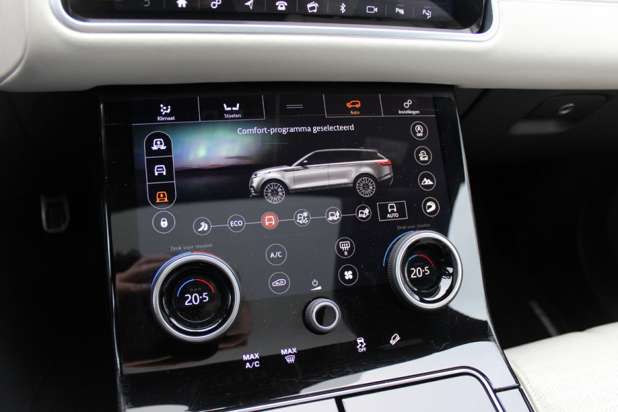 Land Rover Range Rover Velar 2.0 I4 Turbo AWD R-Dynamic HSE / Trekhaak / Panoramadak / 360Camera / Head-up / Laser LED / 21'' / Meridian High End / Stoelmassage+Verwarming / Stuurverwarming / DAB / ACC