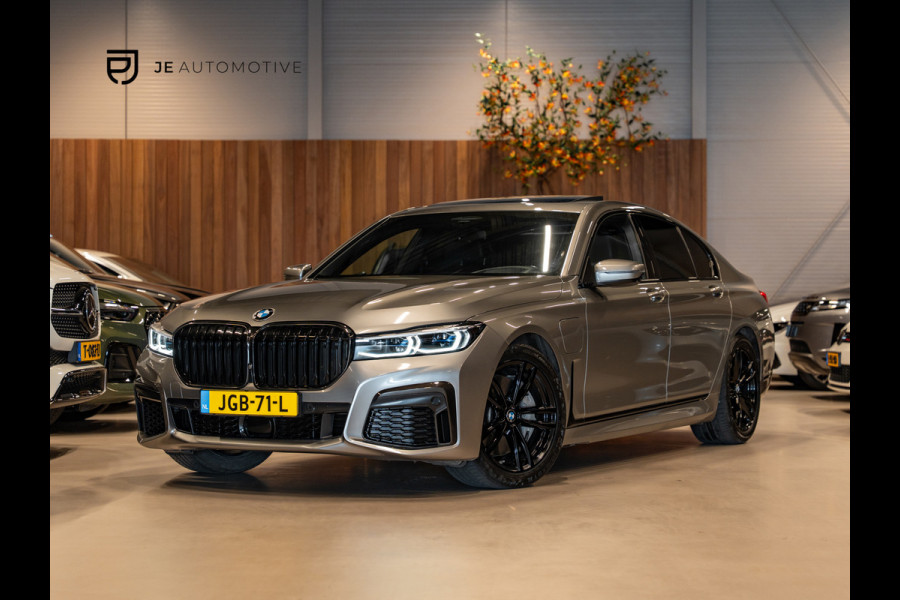 BMW 7 Serie 745e 394PK High Executive M-Sport, Pano, Laser Light, 360 Cam, Soft Close, Hud, Ambiënte, Digi Dash, Voll Onderhoud