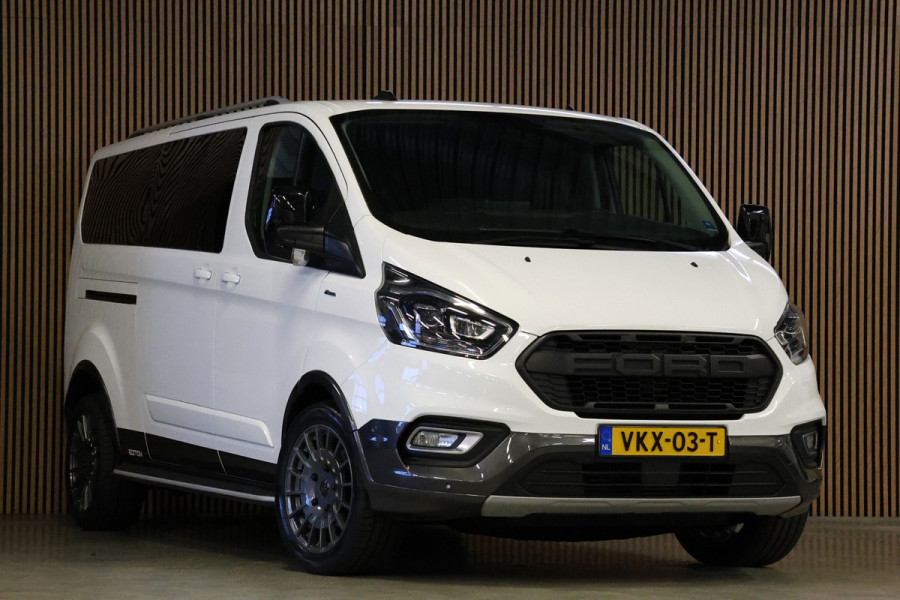 Ford Transit Custom 320 2.0 TDCI 170 PK L2H1 Active DC | Dubbel Cabine | ACC | BLIS | Elek stoelen | CarPlay | Camera | Navigatie | Stoelverwarming | L+R Schuifdeur | Glaslook panelen | Trekhaak | 5-Zitter | Nieuwe APK | NAP Logisch
