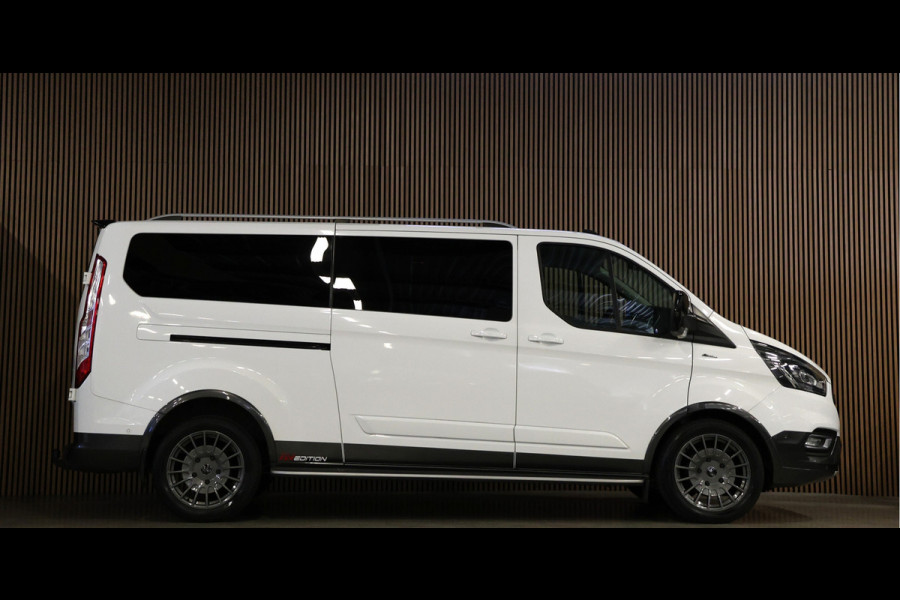 Ford Transit Custom 320 2.0 TDCI 170 PK L2H1 Active DC | Dubbel Cabine | ACC | BLIS | Elek stoelen | CarPlay | Camera | Navigatie | Stoelverwarming | L+R Schuifdeur | Glaslook panelen | Trekhaak | 5-Zitter | Nieuwe APK | NAP Logisch