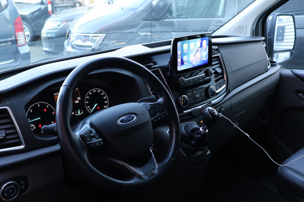 Ford Transit Custom 320 2.0 TDCI 170 PK L2H1 Active DC | Dubbel Cabine | ACC | BLIS | Elek stoelen | CarPlay | Camera | Navigatie | Stoelverwarming | L+R Schuifdeur | Glaslook panelen | Trekhaak | 5-Zitter | Nieuwe APK | NAP Logisch