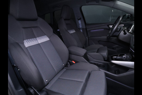 Audi Q4 e-tron 40 Advanced edition 77 kWh [ADAPTIVE CRUISE CONTROL, APPLE CARPLAY, ANDROID AUTO, SFEERVERLICHTING, ACHTERUITRIJCAMERA, PDC V+A, STOELVERWARMING, NIEUWSTAAT]