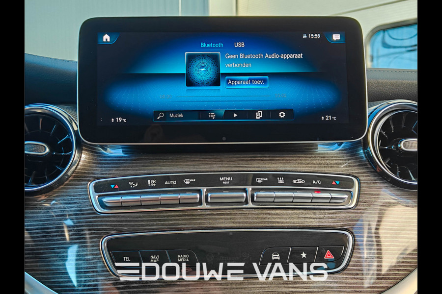 Mercedes-Benz V-Klasse V300 L2 9G-Tronic Automaat MBUX Apple Carplay Burmester 2zits. Dubbel Cabine Mogelijk 360° Camera BPM Vrij
