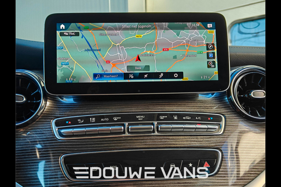 Mercedes-Benz V-Klasse V300 L2 9G-Tronic Automaat MBUX Apple Carplay Burmester 2zits. Dubbel Cabine Mogelijk 360° Camera BPM Vrij