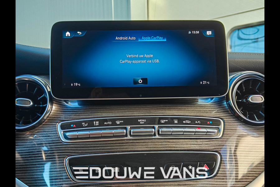 Mercedes-Benz V-Klasse V300 L2 9G-Tronic Automaat MBUX Apple Carplay Burmester 2zits. Dubbel Cabine Mogelijk 360° Camera BPM Vrij