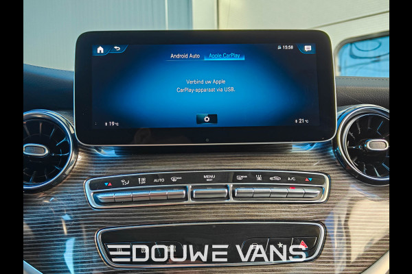 Mercedes-Benz V-Klasse V300 L2 9G-Tronic Automaat MBUX Apple Carplay Burmester 2zits. Dubbel Cabine Mogelijk 360° Camera BPM Vrij