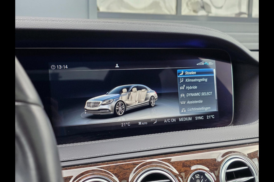 Mercedes-Benz S-Klasse 560 e Lang Premium Plus Massage|Stoelventilatie|Burmester|360° Camera|Pano|Luchtvering