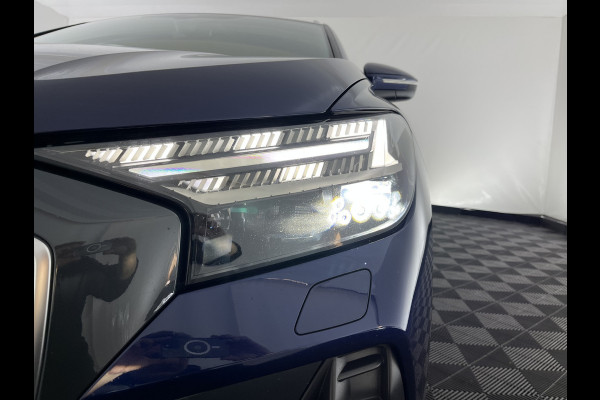 Audi Q4 e-tron 40 Advanced Edition 77 kWh [ 3-Fase-11kW ] {SOH-92%} (INCL-BTW) Aut.*HEATPUMP | NAVI-FULLMAP | MATRIX-LED | KEYLESS | AUDI-SOUND |  DIGI-COCKPIT | DAB | CARPLAY | HEATED-SPORTSEATS | PRIVACYGLASS | CRUISE | 19''ALU*