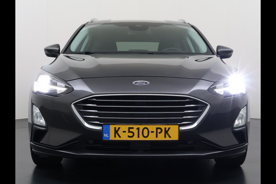 Ford FOCUS Wagon 1.0T 126PK Trekhaak Navi Dual-Ecc Apple Carplay Android Auto Stoel+Voorruitverwarming Cruise Control Pdc Titanium Business Lmv Led Privacy Glas Lane Assist TCS Keyless Licht-/Regensensor 1e Eigenaar Origineel Nederlandse Auto Dealeronderhouden