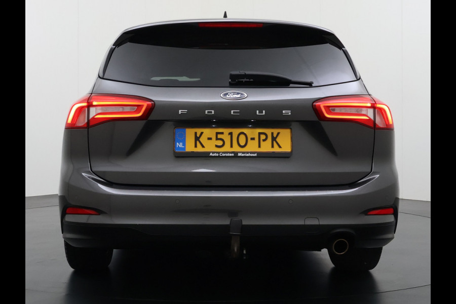 Ford FOCUS Wagon 1.0T 126PK Trekhaak Navi Dual-Ecc Apple Carplay Android Auto Stoel+Voorruitverwarming Cruise Control Pdc Titanium Business Lmv Led Privacy Glas Lane Assist TCS Keyless Licht-/Regensensor 1e Eigenaar Origineel Nederlandse Auto Dealeronderhouden