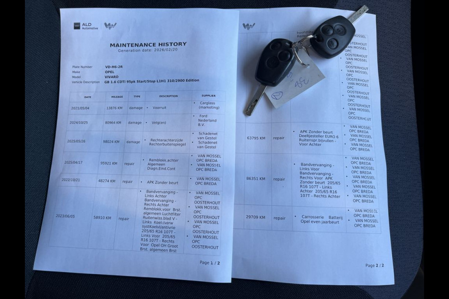 Opel Vivaro 1.6 CDTI E6 Edition 3 zits BPM Vrij! Lease €216 p/m, Inrichting, Airco, Navi Camera, PDC, Cruise controle, Onderhoudshistorie aanwezig