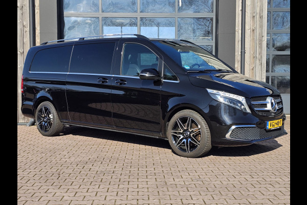 Mercedes-Benz V-Klasse 300d 4-MATIC Extra Lang DC Avantgarde | LED | ACC | Leder | Stoelverwarming | Burmester | App-connect | Trekhaak | LMV 19" | 360 Camera | Lane Assist | Schuifdeuren elektrisch |