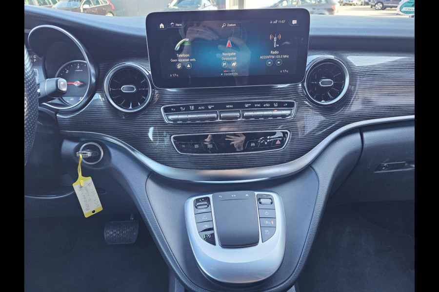 Mercedes-Benz V-Klasse 300d 4-MATIC Extra Lang DC Avantgarde | LED | ACC | Leder | Stoelverwarming | Burmester | App-connect | Trekhaak | LMV 19" | 360 Camera | Lane Assist | Schuifdeuren elektrisch |