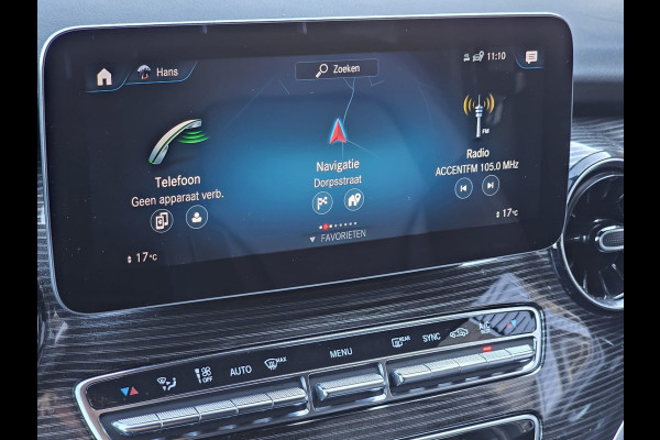 Mercedes-Benz V-Klasse 300d 4-MATIC Extra Lang DC Avantgarde | LED | ACC | Leder | Stoelverwarming | Burmester | App-connect | Trekhaak | LMV 19" | 360 Camera | Lane Assist | Schuifdeuren elektrisch |