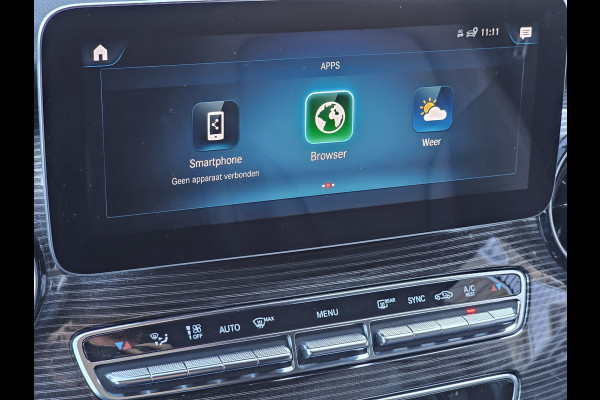 Mercedes-Benz V-Klasse 300d 4-MATIC Extra Lang DC Avantgarde | LED | ACC | Leder | Stoelverwarming | Burmester | App-connect | Trekhaak | LMV 19" | 360 Camera | Lane Assist | Schuifdeuren elektrisch |