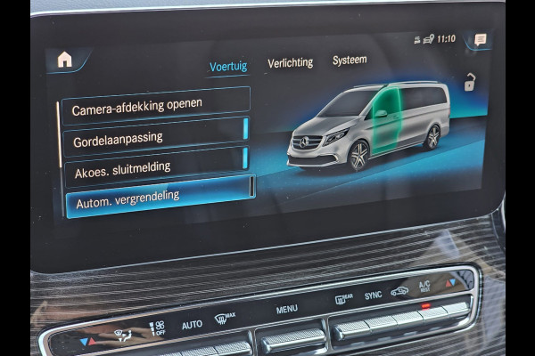 Mercedes-Benz V-Klasse 300d 4-MATIC Extra Lang DC Avantgarde | LED | ACC | Leder | Stoelverwarming | Burmester | App-connect | Trekhaak | LMV 19" | 360 Camera | Lane Assist | Schuifdeuren elektrisch |