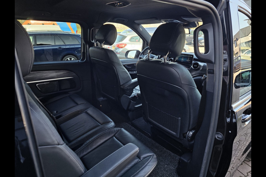 Mercedes-Benz V-Klasse 300d 4-MATIC Extra Lang DC Avantgarde | LED | ACC | Leder | Stoelverwarming | Burmester | App-connect | Trekhaak | LMV 19" | 360 Camera | Lane Assist | Schuifdeuren elektrisch |