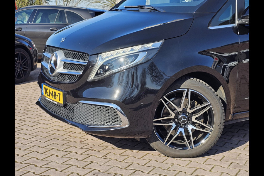 Mercedes-Benz V-Klasse 300d 4-MATIC Extra Lang DC Avantgarde | LED | ACC | Leder | Stoelverwarming | Burmester | App-connect | Trekhaak | LMV 19" | 360 Camera | Lane Assist | Schuifdeuren elektrisch |