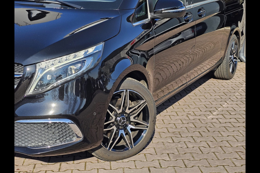 Mercedes-Benz V-Klasse 300d 4-MATIC Extra Lang DC Avantgarde | LED | ACC | Leder | Stoelverwarming | Burmester | App-connect | Trekhaak | LMV 19" | 360 Camera | Lane Assist | Schuifdeuren elektrisch |