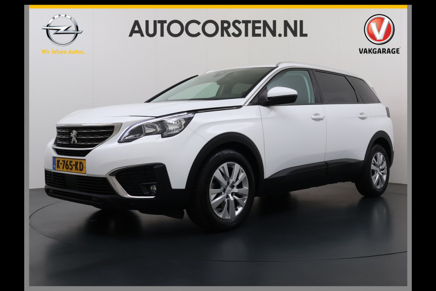 Peugeot 5008 T 131PK AUT-8 7-Pers. Navi 360°Camera Ecc Apple Carplay Android Auto Cruise Control Pdc Blue Executive Avantage Privacy Glas Lmv Isofix Led Regen-Lichtsensor Verkeersbord detectie Dealeronderhouden Origineel Nederlandse Auto 7 Zitter