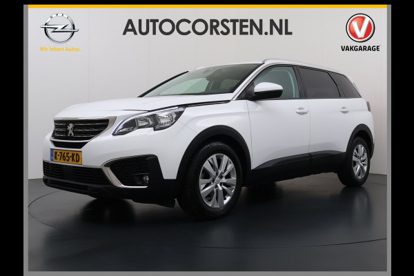 Peugeot 5008 T 131PK AUT-8 7-Pers. Navi 360°Camera Ecc Apple Carplay Android Auto Cruise Control Pdc Blue Executive Avantage Privacy Glas Lmv Isofix Led Regen-Lichtsensor Verkeersbord detectie Dealeronderhouden Origineel Nederlandse Auto 7 Zitter