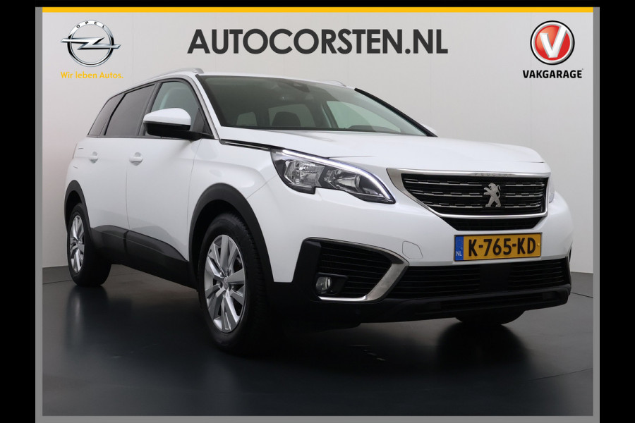 Peugeot 5008 T 131PK AUT-8 7-Pers. Navi 360°Camera Ecc Apple Carplay Android Auto Cruise Control Pdc Blue Executive Avantage Privacy Glas Lmv Isofix Led Regen-Lichtsensor Verkeersbord detectie Dealeronderhouden Origineel Nederlandse Auto 7 Zitter