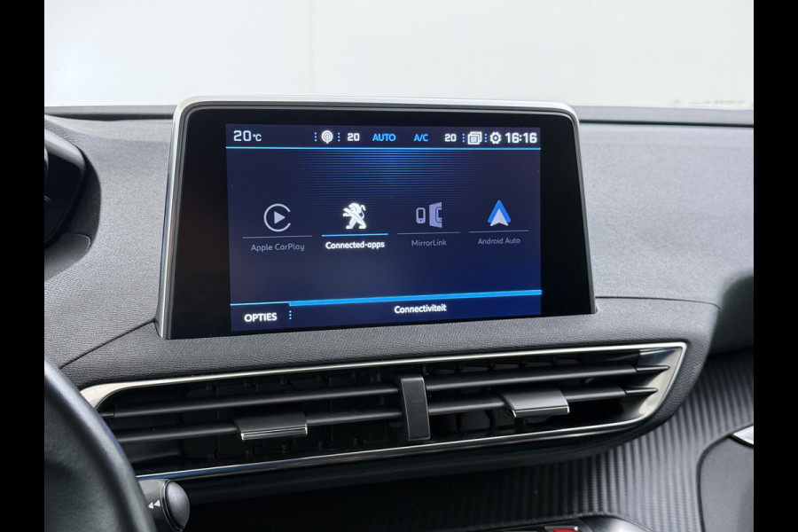 Peugeot 5008 T 131PK AUT-8 7-Pers. Navi 360°Camera Ecc Apple Carplay Android Auto Cruise Control Pdc Blue Executive Avantage Privacy Glas Lmv Isofix Led Regen-Lichtsensor Verkeersbord detectie Dealeronderhouden Origineel Nederlandse Auto 7 Zitter