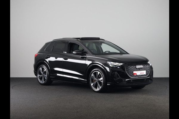 Audi Q4 e-tron 40 Launch edition S Competition 77 kWh 204pk | SoH 93% | Panoramadak | Head-up Display | Navigatie | Stoelverwarming