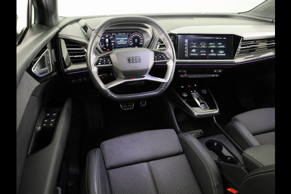 Audi Q4 e-tron 40 Launch edition S Competition 77 kWh 204pk | SoH 93% | Panoramadak | Head-up Display | Navigatie | Stoelverwarming