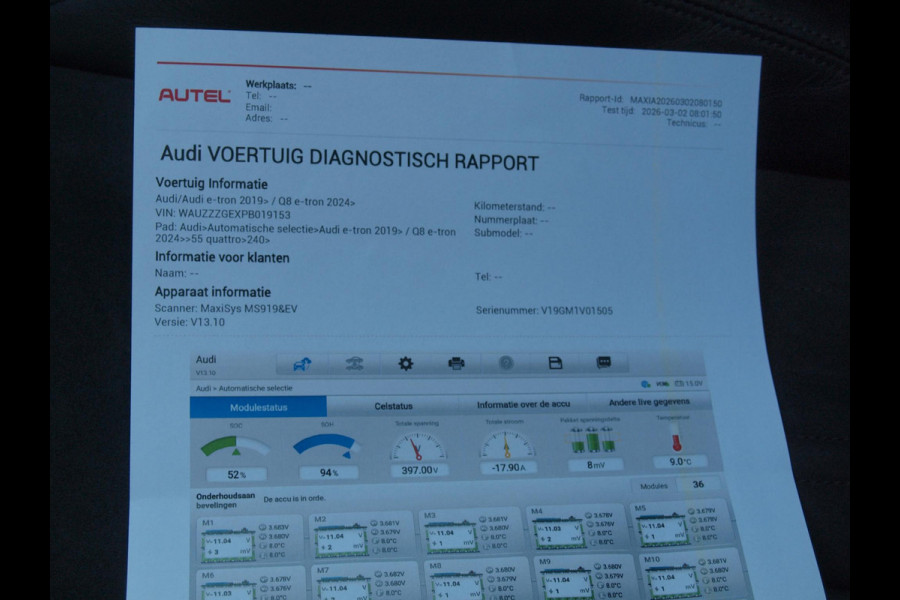 Audi e-tron 55 quattro Advanced edition Plus 95 kWh | SOH 94% | Panoramadak | Trekhaak | 21 Inch | Camera | NL-Auto