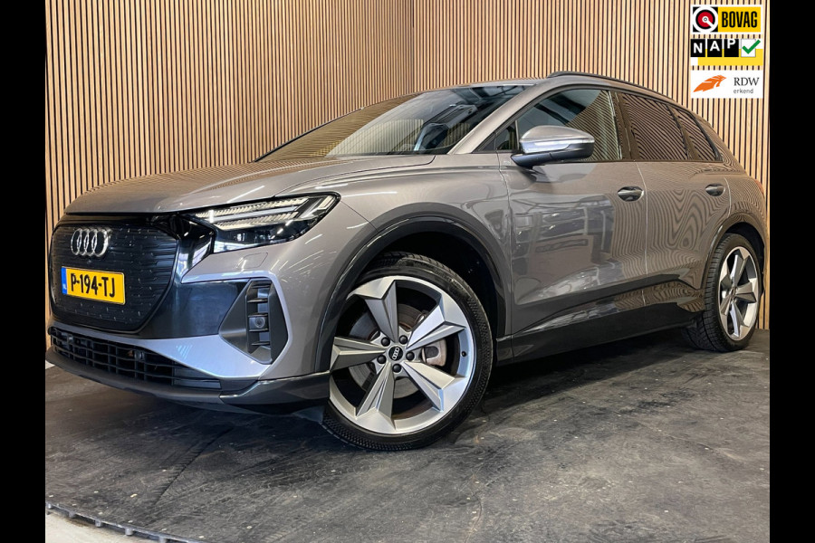 Audi Q4 e-tron 40 Advanced edition 77 kWh|90%SOH|MEMORY|ELEK.TREKHAAK+STOELEN|CARPLAY|STOELVERW.|NAVI|NL-AUTO|NAP|1e EIG|INCL BTW|