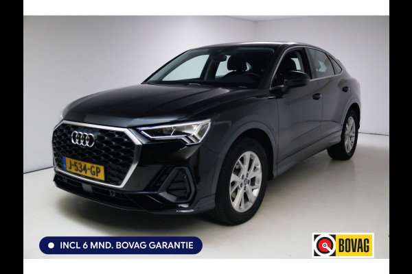 Audi Q3 Sportback 35 TFSI Edition 150 PK | NL Auto | Panoramadak | Leer | 360 camera | El. achterklep Stoelverwarming, Navigatie, App-connect, Lane assist, Cruise, Led verlichting, Regensensor