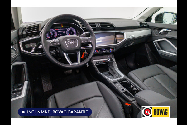 Audi Q3 Sportback 35 TFSI Edition 150 PK | NL Auto | Panoramadak | Leer | 360 camera | El. achterklep Stoelverwarming, Navigatie, App-connect, Lane assist, Cruise, Led verlichting, Regensensor
