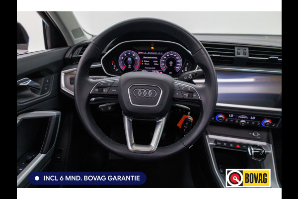 Audi Q3 Sportback 35 TFSI Edition 150 PK | NL Auto | Panoramadak | Leer | 360 camera | El. achterklep Stoelverwarming, Navigatie, App-connect, Lane assist, Cruise, Led verlichting, Regensensor