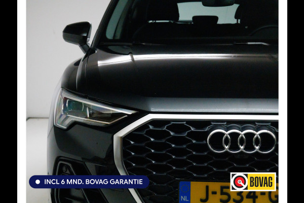 Audi Q3 Sportback 35 TFSI Edition 150 PK | NL Auto | Panoramadak | Leer | 360 camera | El. achterklep Stoelverwarming, Navigatie, App-connect, Lane assist, Cruise, Led verlichting, Regensensor