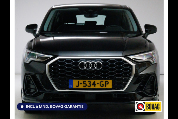 Audi Q3 Sportback 35 TFSI Edition 150 PK | NL Auto | Panoramadak | Leer | 360 camera | El. achterklep Stoelverwarming, Navigatie, App-connect, Lane assist, Cruise, Led verlichting, Regensensor