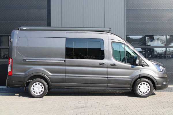 Ford Transit 350 2.0 TDCI L3H2 Trend 130pk - Camper/Grijs Kenteken - Blind Spot - ACC - Trekhaak - Stoelverwarming - Luifel - Rijklaar