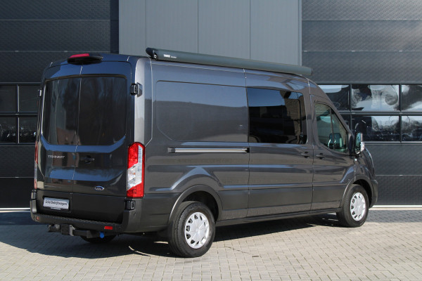 Ford Transit 350 2.0 TDCI L3H2 Trend 130pk - Camper/Grijs Kenteken - Blind Spot - ACC - Trekhaak - Stoelverwarming - Luifel - Rijklaar