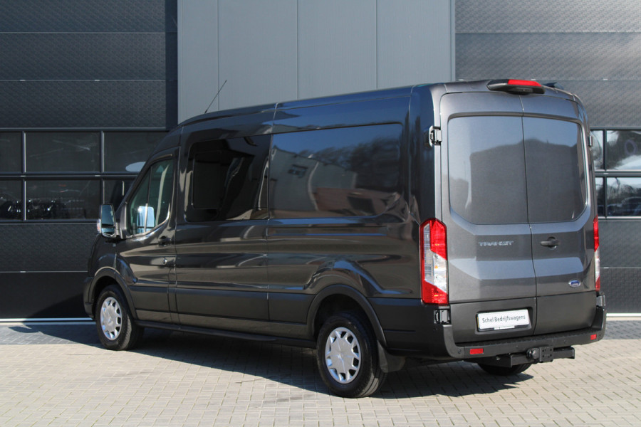 Ford Transit 350 2.0 TDCI L3H2 Trend 130pk - Camper/Grijs Kenteken - Blind Spot - ACC - Trekhaak - Stoelverwarming - Luifel - Rijklaar