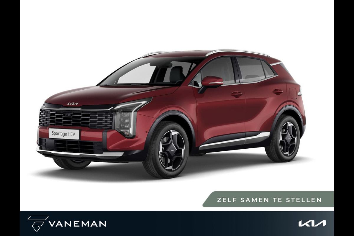 Kia Sportage 1.6 T-GDi Hybrid DynamicLine | Buitensp.elektr.verstel -verwarmb.+inklapbaar | Zelf samenstellen