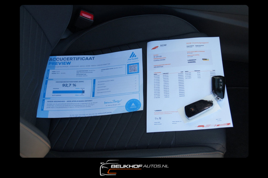 CUPRA Born Adrenaline One 62 kWh Cam Adapt Cruise Soh 92.7%