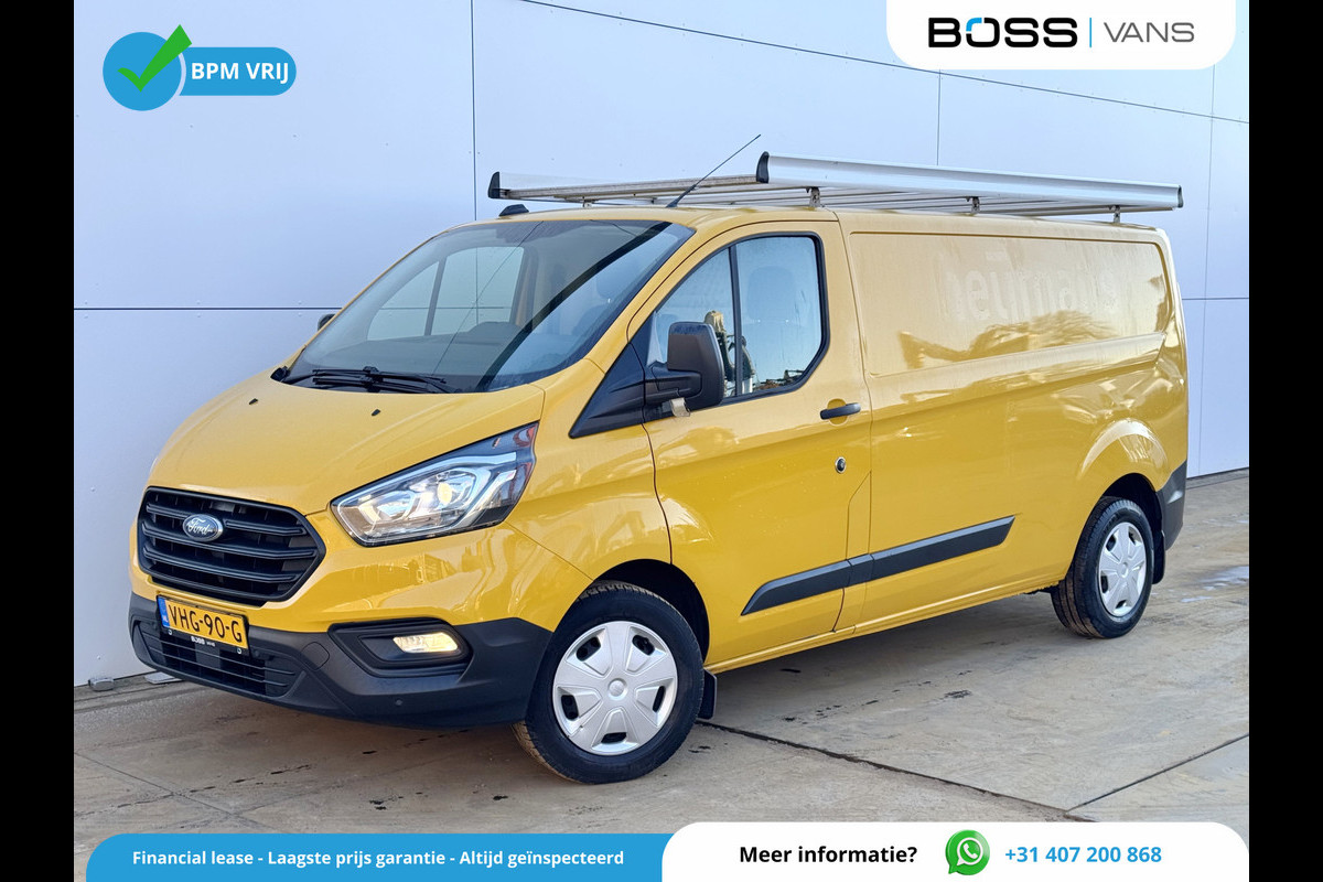 Ford Transit Custom 320 2.0 TDCI L2H1 Trend Trekhaak LED Airco Cruise Imperiaal Ladder Stoelverwarming Parkeersensoren Voor en Achter