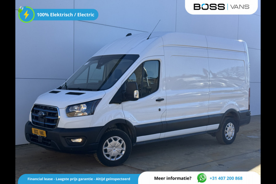 Ford E-Transit 350 68kWh 184PK 317km WLTP 97.5% (SOH) BEV Snelladen L2H3 360° Camera Climate Control Cruise Control Navigatie Carplay Parkeersensoren voor achter