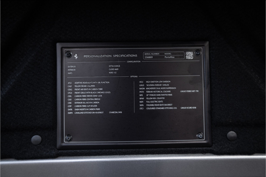 Ferrari Portofino 3.9 V8 HELE - Grigio Ferro | Carbon | Memory