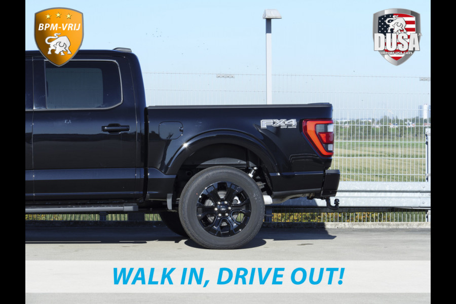 Ford USA F-150 5.0 V8 | Super Crew | Lariat FX4 | Black Edition | BPM-VRIJ 360 Camera | Pano | Black Edition | Getoonde accessoires zijn verkrijgbaar tegen meerprijs
