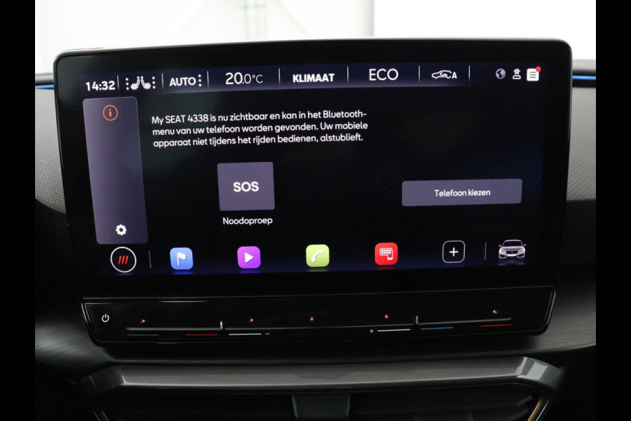 CUPRA Leon 1.4 eHybrid | Stoelverwarming | Adaptive cruise | Navigatie | Carplay | Sportstoelen | Stuurverwarming | Parkeerhulp | Full LED | Keyless | Half leder | PHEV | Plug In