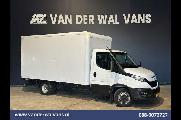 Iveco Daily 35C16H 157pk Dubbel Lucht Bakwagen Laadklep Euro6 Airco | 1010kg laadvermogen Bijrijdersbank