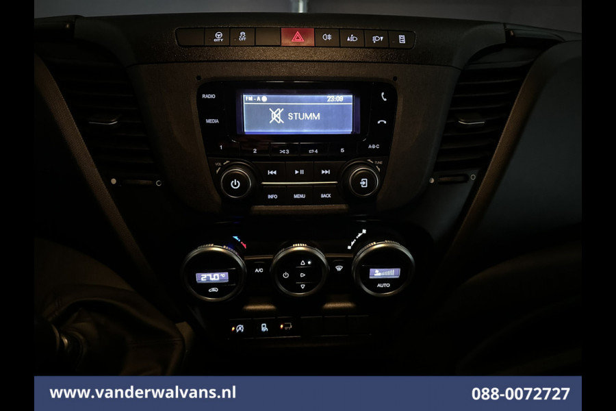 Iveco Daily 35C16H 157pk Dubbel Lucht Bakwagen Laadklep Euro6 Airco | 1010kg laadvermogen Bijrijdersbank